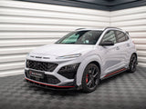 Front Splitter V.2 + Flaps compatible with Hyundai Kona N Mk1
