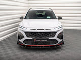 Front Splitter V.2 + Flaps compatible with Hyundai Kona N Mk1