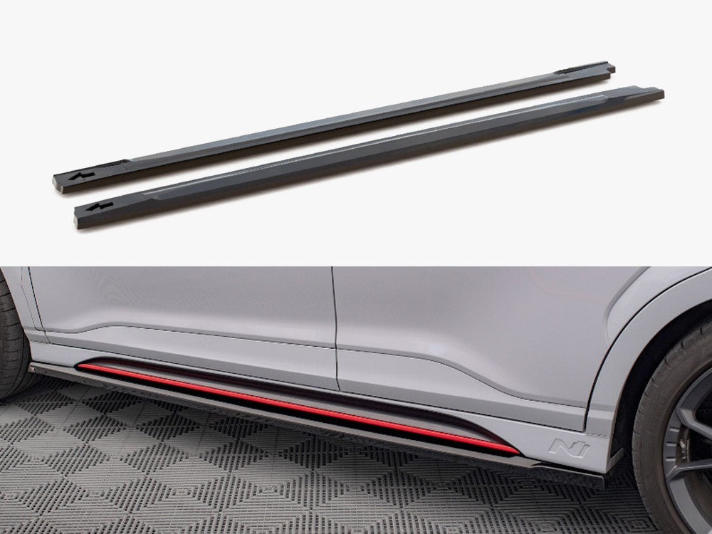 Side Skirts Diffusers V.1 compatible with Hyundai Kona N Mk1