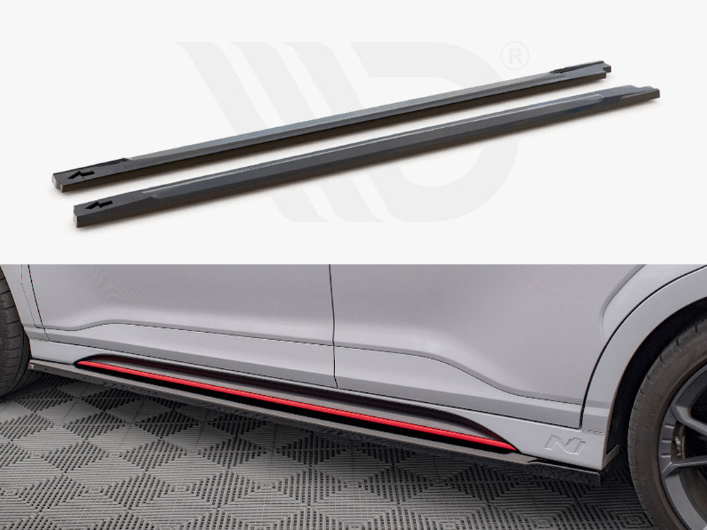 Side Skirts Diffusers V.1 Hyundai Kona N Mk1