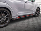 Side Skirts Diffusers V.1 + Flaps compatible with Hyundai Kona N Mk1