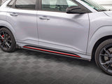 Side Skirts Diffusers V.1 + Flaps compatible with Hyundai Kona N Mk1