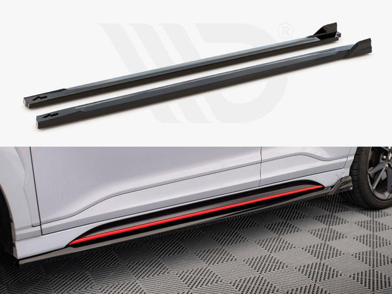 Side Skirts Diffusers V.2 Hyundai Kona N Mk1