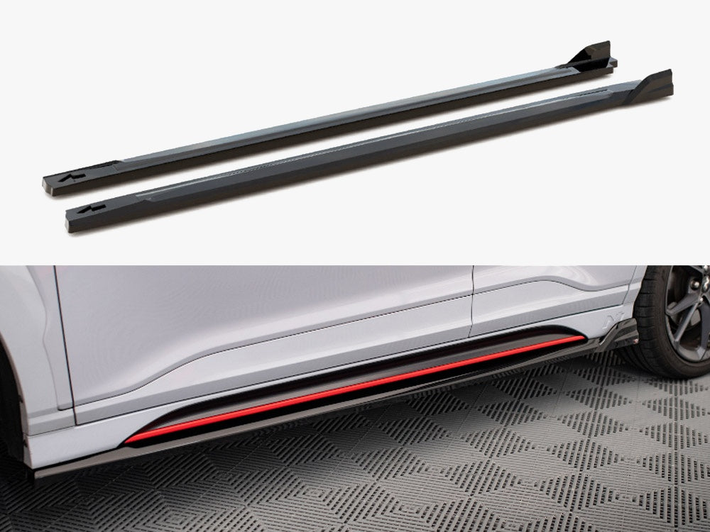 Side Skirts Diffusers V.2 compatible with Hyundai Kona N Mk1