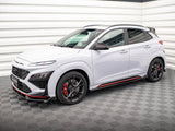 Side Skirts Diffusers V.2 compatible with Hyundai Kona N Mk1