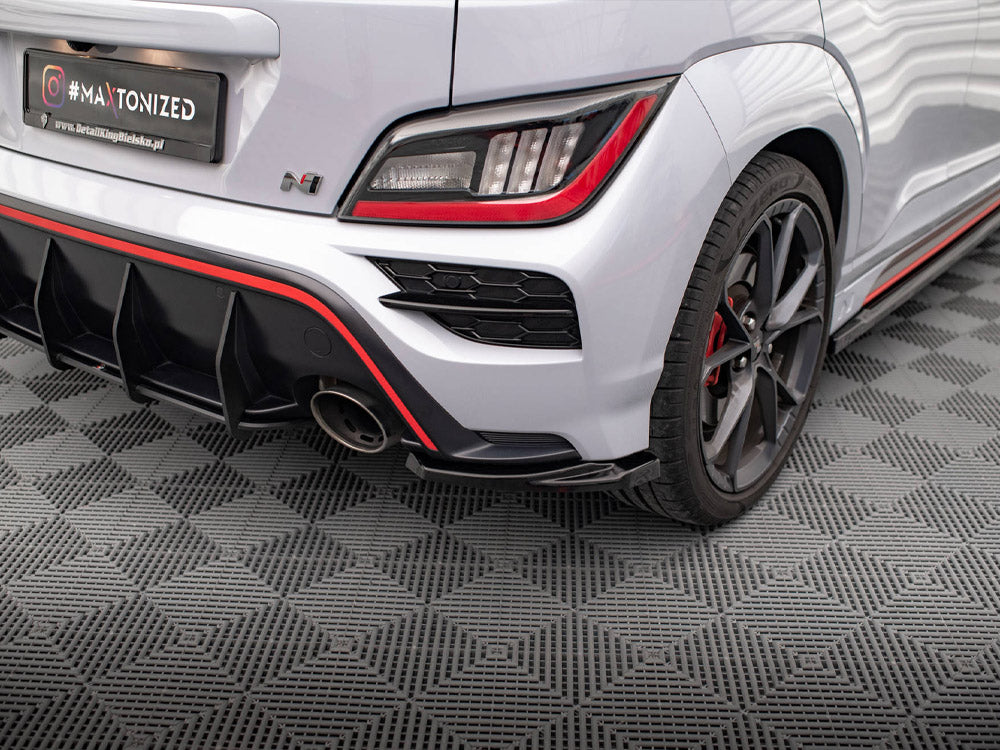 Rear Side Splitters V.1 compatible with Hyundai Kona Mk1