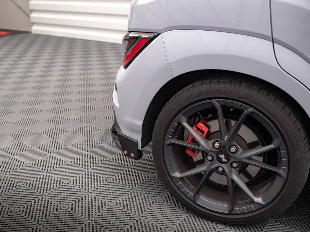 Rear Side Splitters V.1 + Flaps compatible with Hyundai Kona N Mk1