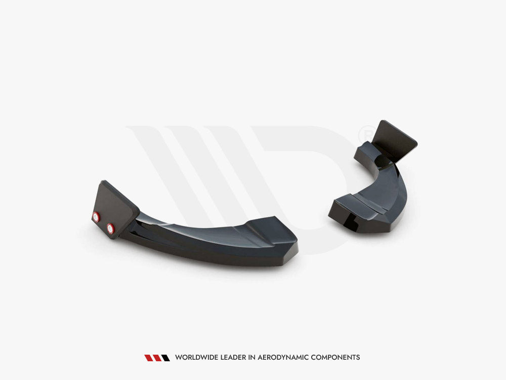 Rear Side Splitters V.1 + Flaps compatible with Hyundai Kona N Mk1
