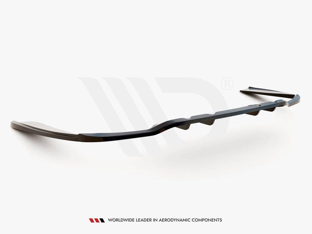 MAXTON DESIGN Central Rear Splitter (Vertical Bars) Mercedes C Coupe AMG-Line C205 Facelift