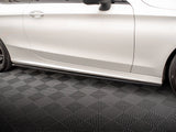 Side Skirts Diffusers compatible with Mercedes C Coupe AMG Line C205 Facelift