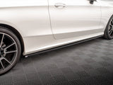 Side Skirts Diffusers compatible with Mercedes C Coupe AMG Line C205 Facelift