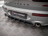 Street PRO Rear Diffuser compatible with MINI Cooper Clubman John Cooper Works F54 Facelift - Black-Red