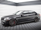 Side Skirts Diffusers compatible with Mercedes E63 AMG / AMG Line Sedan W212 Facelift
