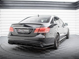 MAXTON DESIGN Central Rear Splitter (Vertical Bars) Mercedes E63 AMG Sedan W212 Facelift