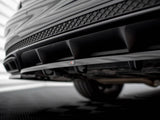 Rear Splitter (Vertical Bars) compatible with Mercedes-Benz E63 AMG Sedan W212 Facelift
