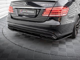 MAXTON DESIGN Central Rear Splitter (Vertical Bars) Mercedes E63 AMG Sedan W212 Facelift