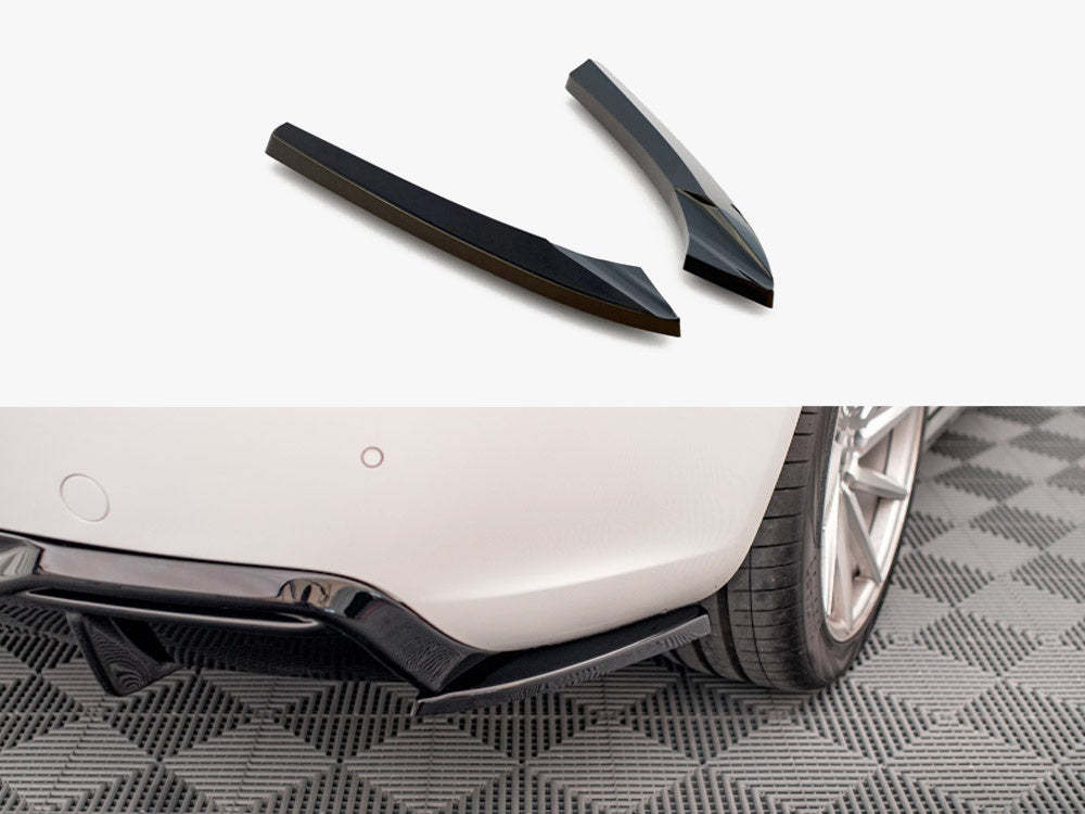Rear Side Splitters compatible with Audi A5 Coupe 8T Facelift