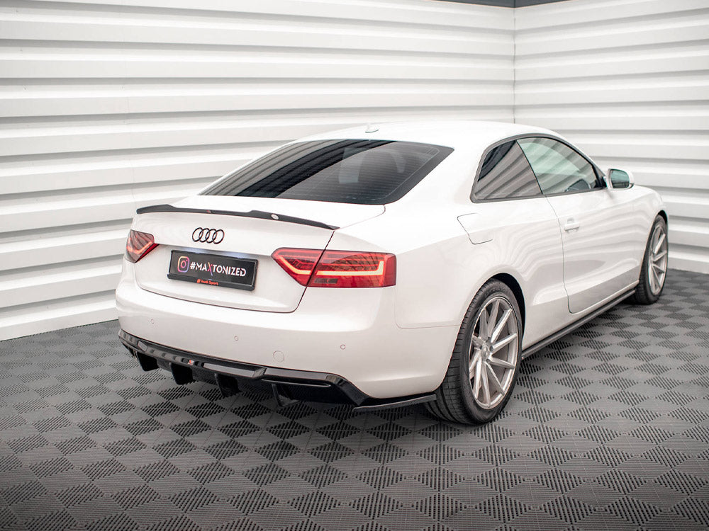 Rear Side Splitters compatible with Audi A5 Coupe 8T Facelift