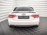 Rear Valance compatible with Audi A5 Coupe 8T Facelift (Version with dual exhausts on one Side)