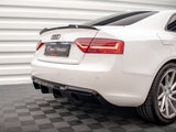Rear Valance compatible with Audi A5 Coupe 8T Facelift (Version with dual exhausts on one Side)