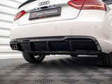 Rear Valance compatible with Audi A5 Coupe 8T Facelift (Version with dual exhausts on one Side)