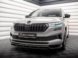 Front Splitter compatible with Skoda Karoq Sportline Mk1 Facelift