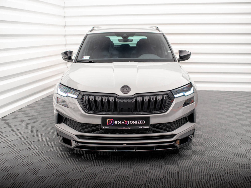 Front Splitter compatible with Skoda Karoq Sportline Mk1 Facelift