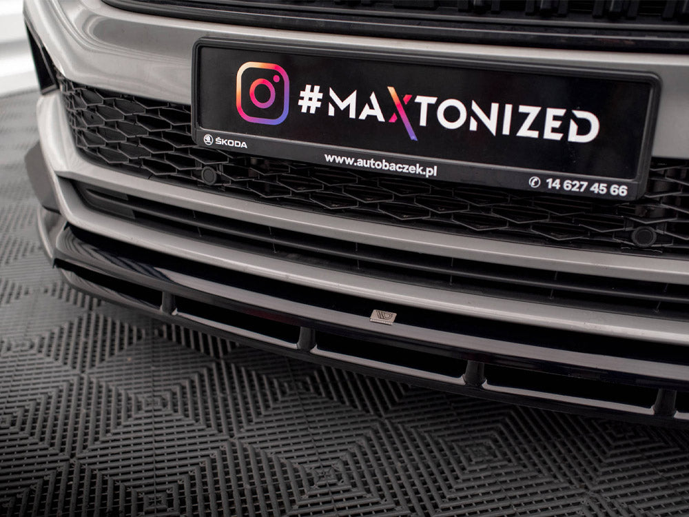 Front Splitter compatible with Skoda Karoq Sportline Mk1 Facelift