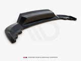 MAXTON DESIGN Central Rear Splitter (Vertical Bars) Skoda Karoq Sportline Mk1 Facelift