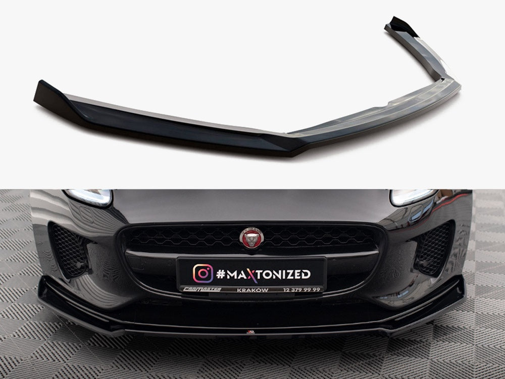 Front Splitter V.2 compatible with Jaguar F-Type Mk1 Facelift