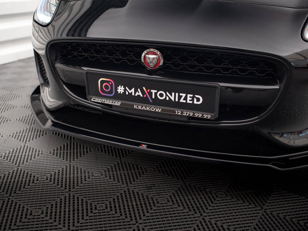 Front Splitter V.2 compatible with Jaguar F-Type Mk1 Facelift