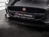 Front Splitter V.2 compatible with Jaguar F-Type Mk1 Facelift