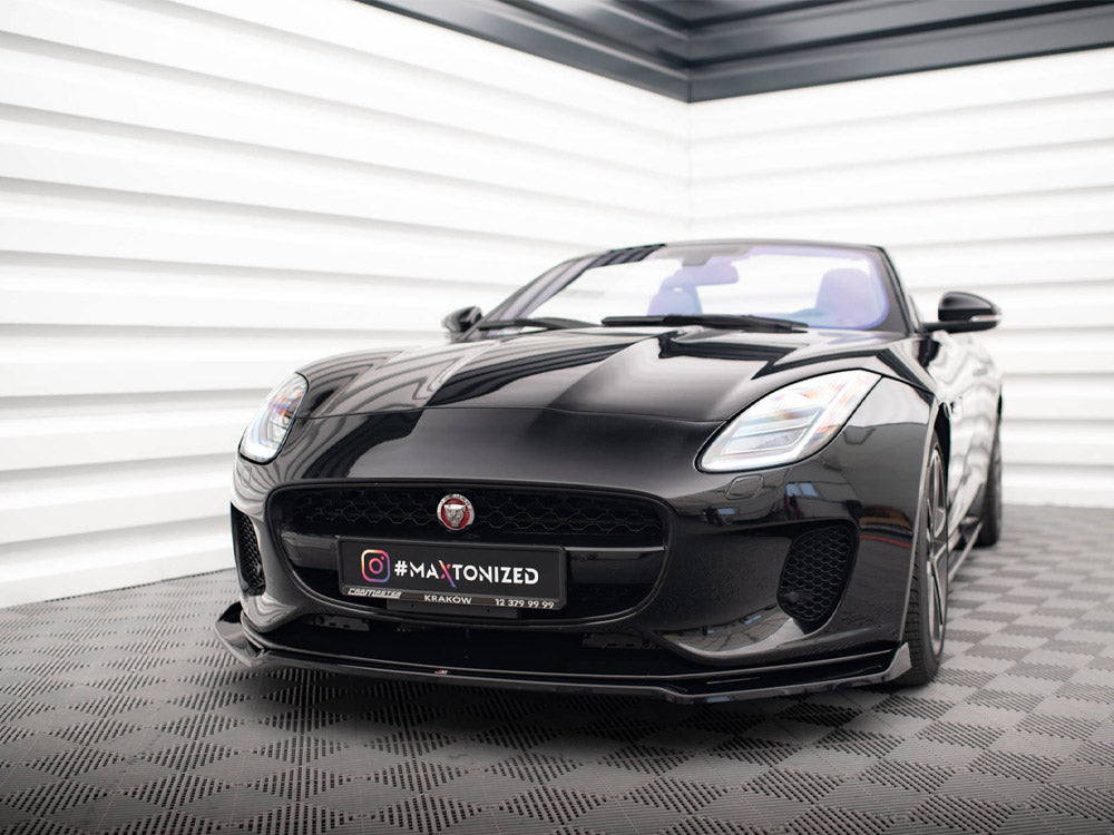 Front Splitter V.2 compatible with Jaguar F-Type Mk1 Facelift