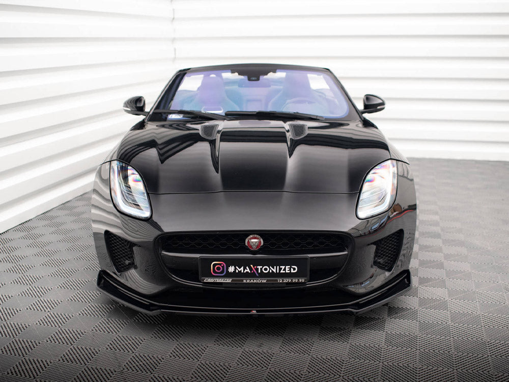 Front Splitter V.2 compatible with Jaguar F-Type Mk1 Facelift