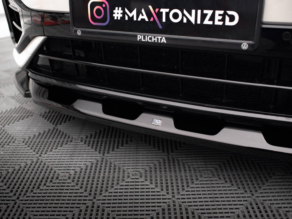 Front Splitter V.2 compatible with Volkswagen T-Roc R / R-Line Mk1 Facelift