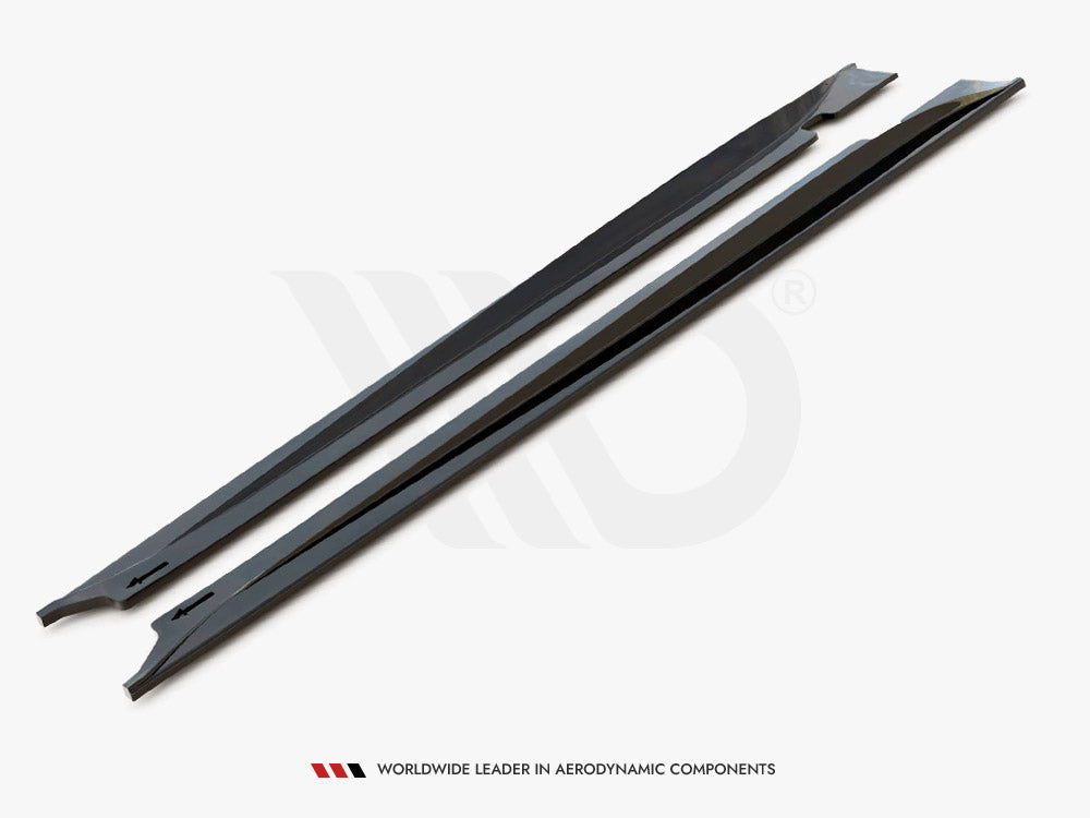Side Skirt Diffusers compatible with Jaguar F-TYPE X152 / X152 Facelift
