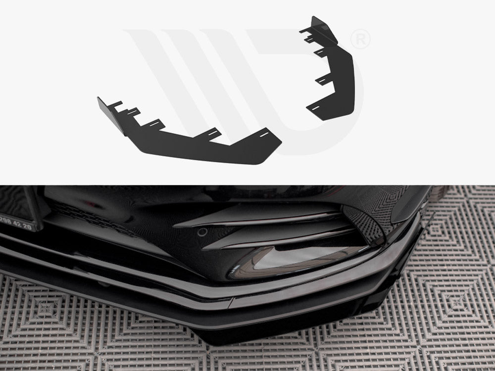 MAXTON DESIGN Front Flaps Mercedes A35 AMG / AMG-Line Aero Pack W177