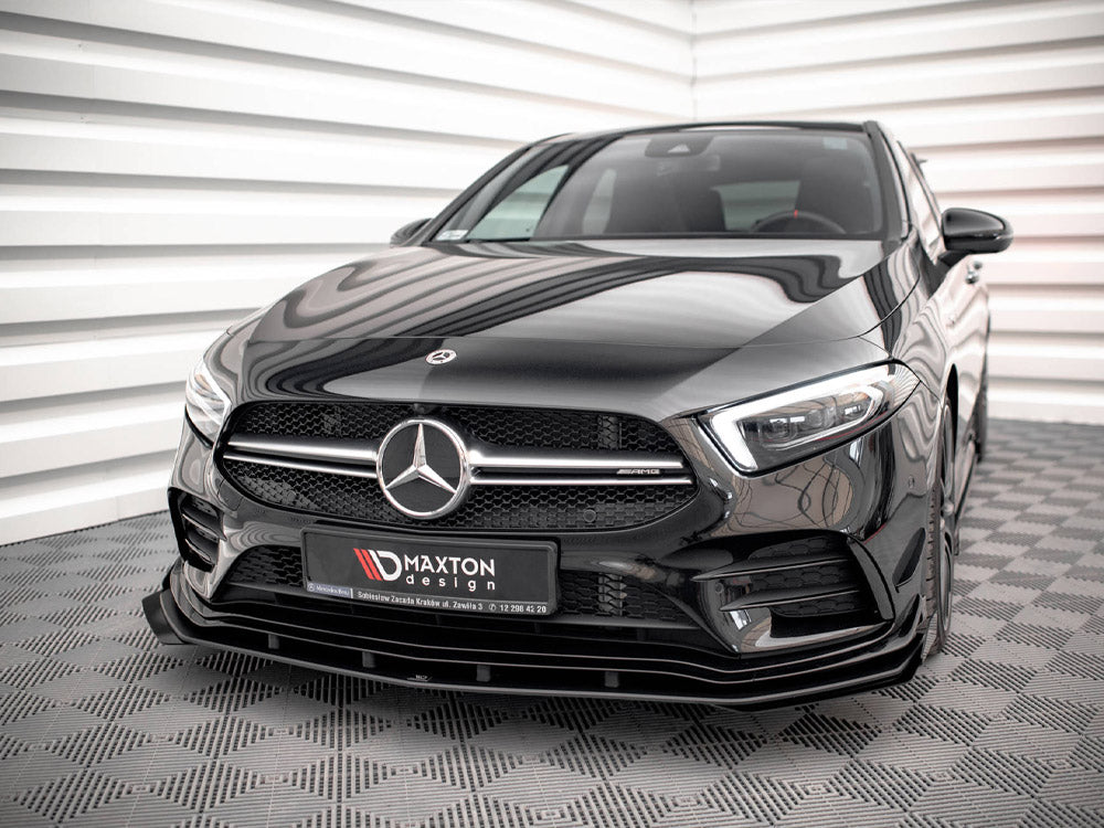 Front Flaps compatible with Mercedes A35 AMG / AMG Line Aero Pack W177