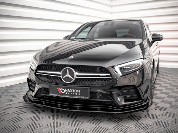 MAXTON DESIGN Front Flaps Mercedes A35 AMG / AMG-Line Aero Pack W177