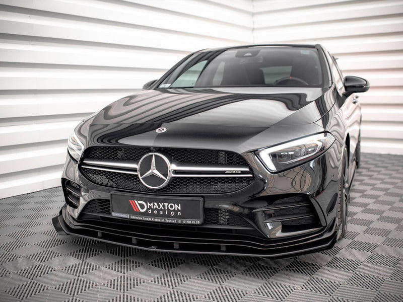 MAXTON DESIGN Front Flaps Mercedes A35 AMG / AMG-Line Aero Pack W177