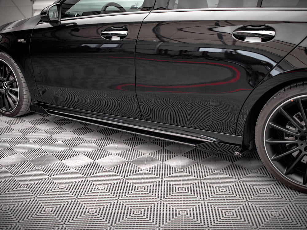 Side Flaps compatible with Mercedes A35 AMG / AMG Line Aero Pack W177