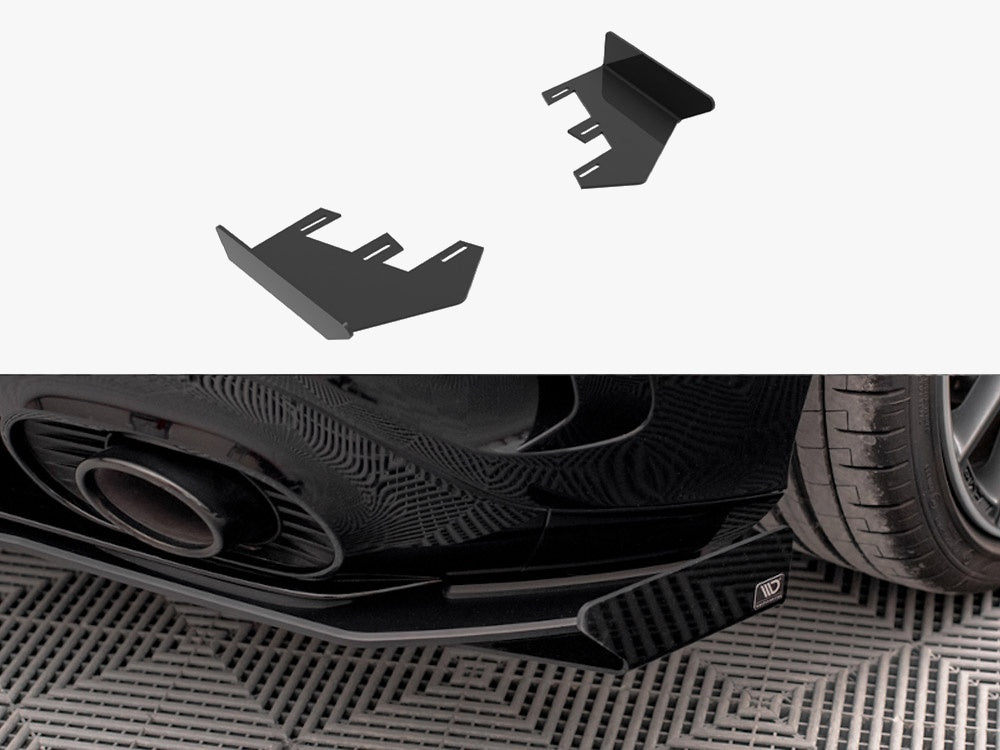 Rear Side Flaps compatible with Mercedes A35 AMG Hatchback Aero Pack W177