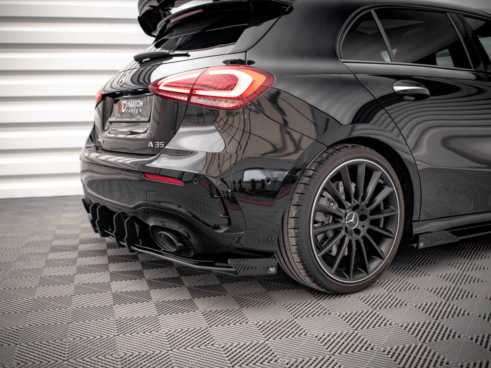 Rear Side Flaps compatible with Mercedes A35 AMG Hatchback Aero Pack W177