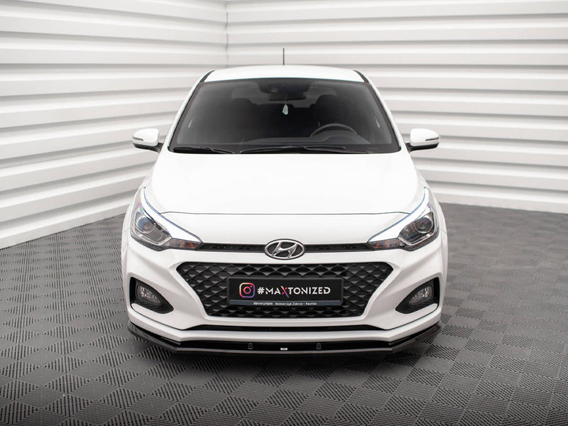 Front Splitter Front Splitter V.1 Hyundai I20 Mk2 Facelift