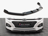 Front Splitter Front Splitter V.2 compatible with Hyundai i20 Mk2 Facelift