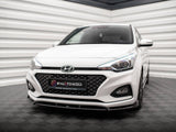 Front Splitter Front Splitter V.2 compatible with Hyundai i20 Mk2 Facelift