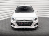Front Splitter Front Splitter V.2 compatible with Hyundai i20 Mk2 Facelift