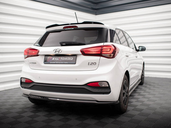 MAXTON DESIGN Central Rear Splitter Hyundai I20 Mk2 Facelift