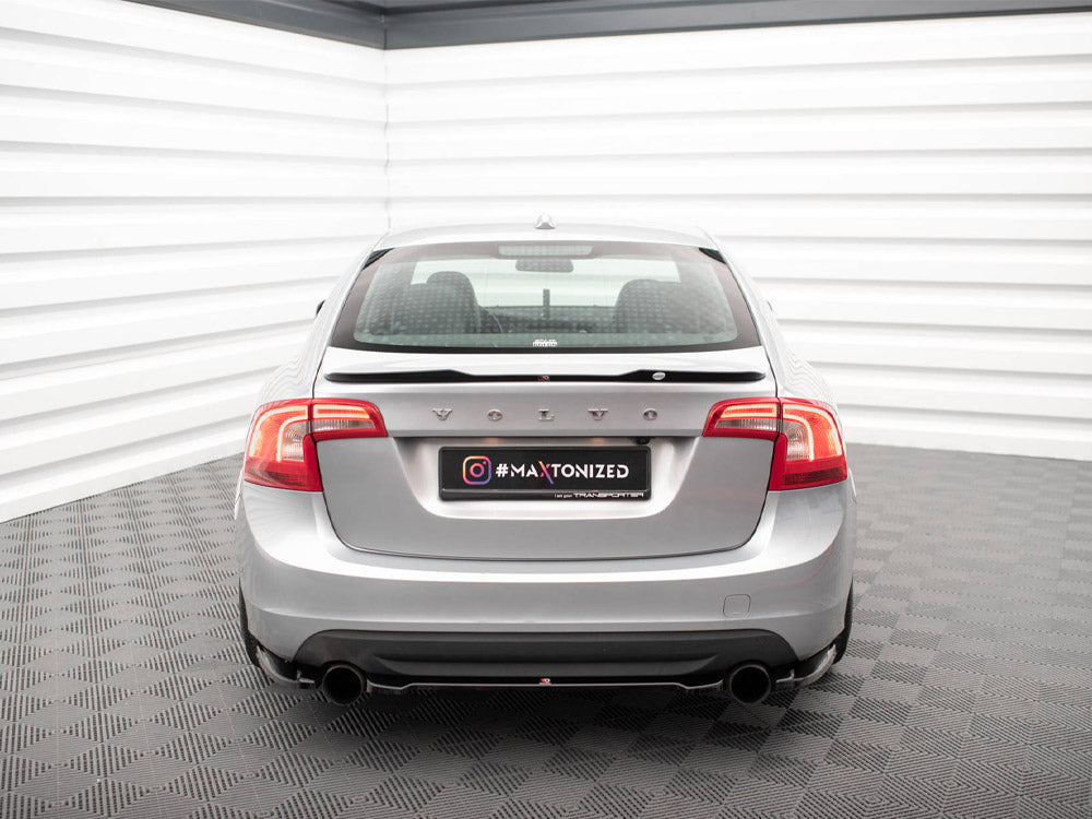 Central Rear Splitter compatible with Volvo S60 R-Design Mk2
