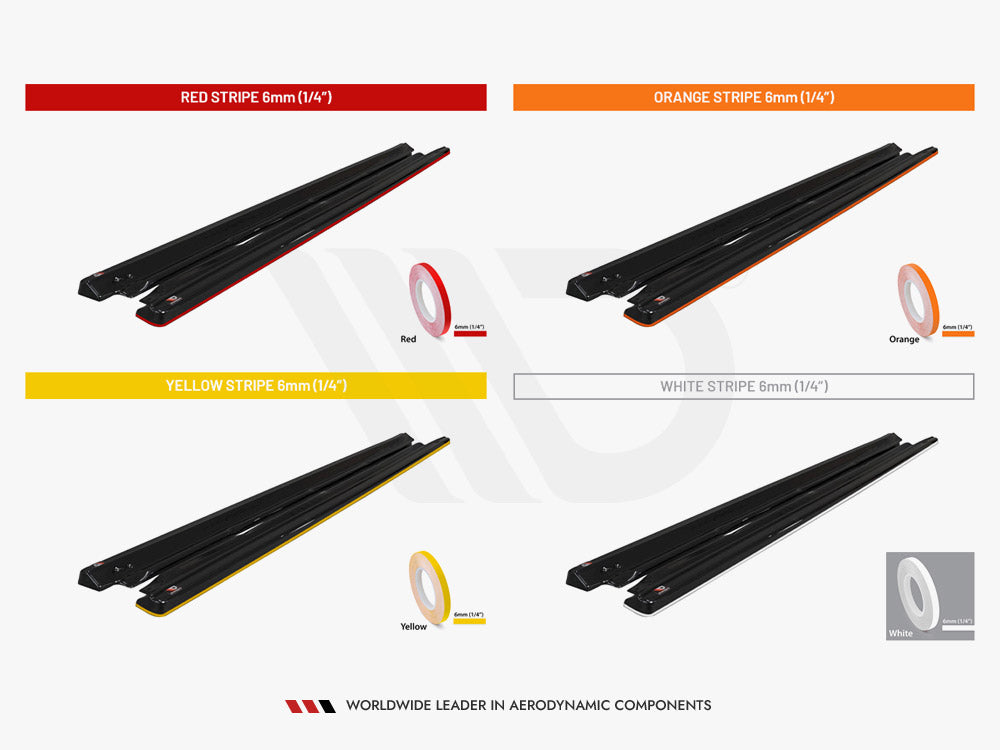 Side Skirts Diffusers Ford Fiesta ST / ST-Line Mk7 / Mk7 FL